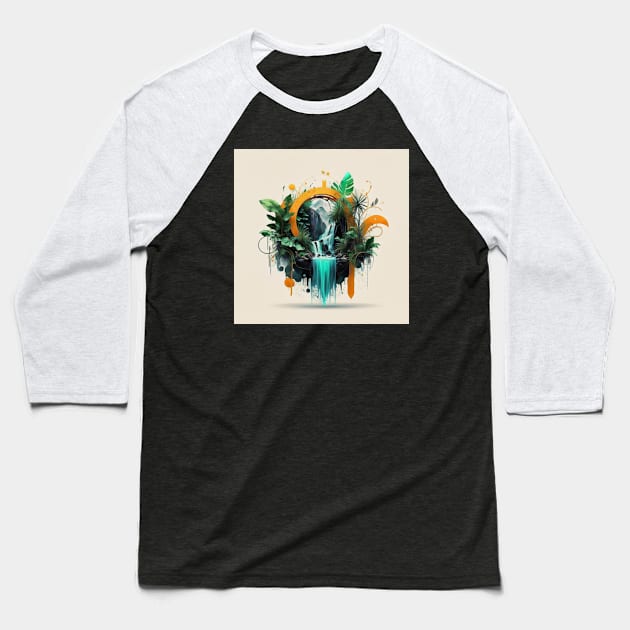 Jungle Lover Baseball T-Shirt by Wavey's